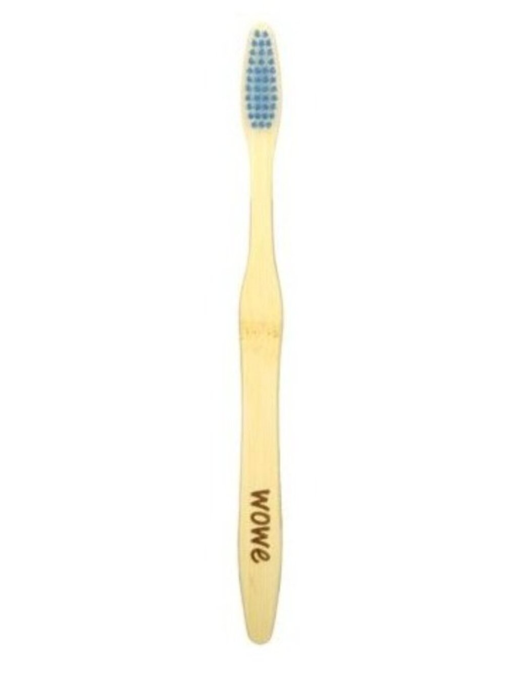 Wowe Bamboo Toothbrush - Eco-Friendly Sustainable Blue Bristles Set Of 2 Biodegr